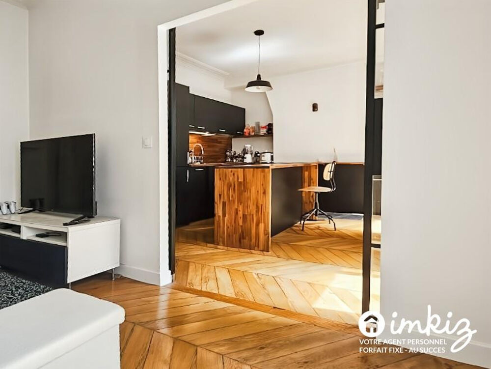 Vente Appartement 46m² -Coup de coeur-charme, cachet, fonctionnalité Paris 17