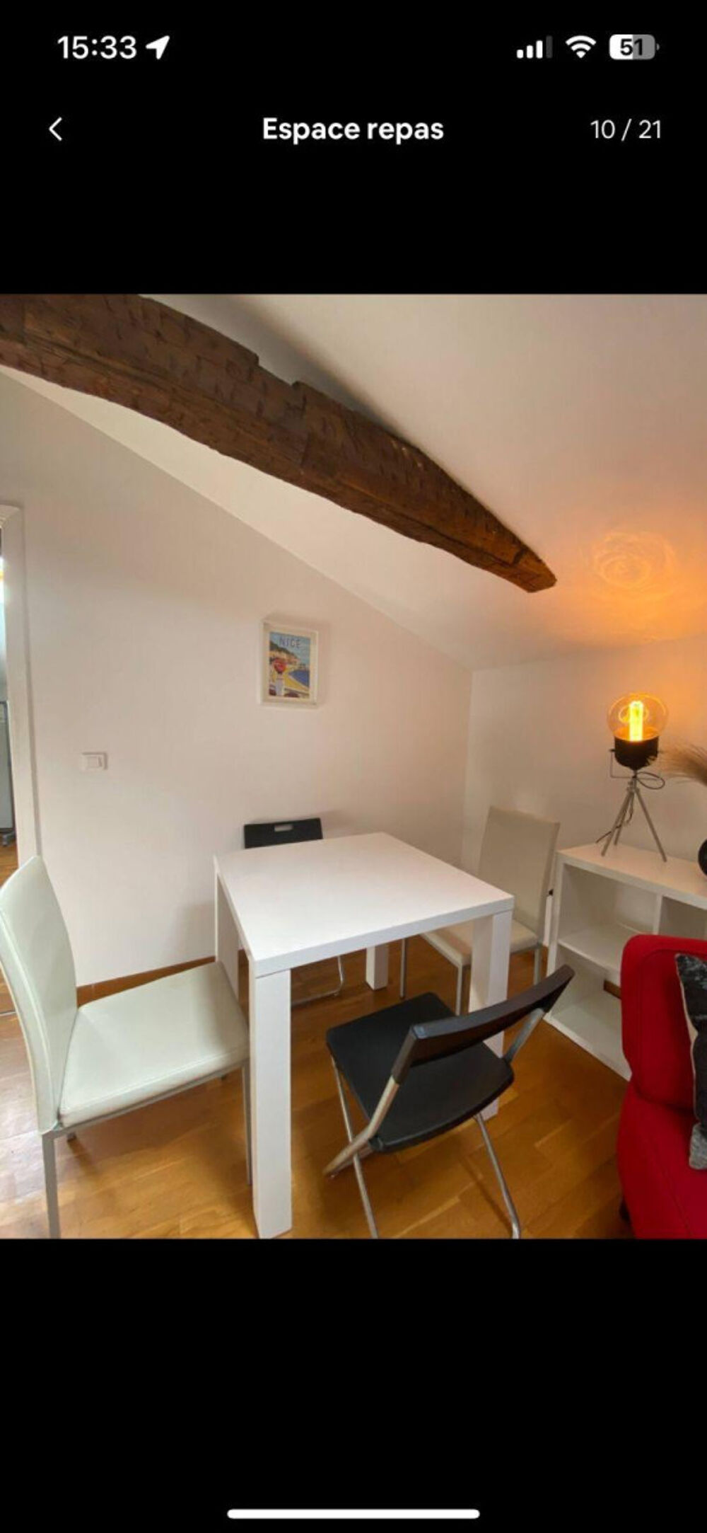 Location Appartement Idealement Situé Place Massena, 2 Pieces meublés Nice