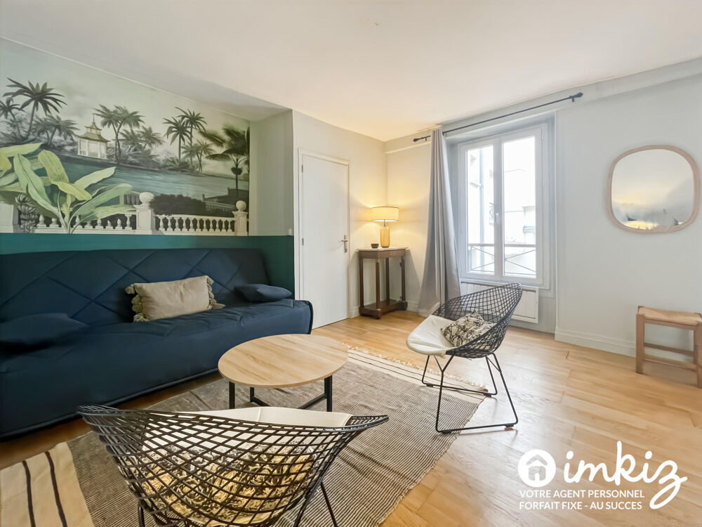 Vente Appartement Montmartre – 2P 40 m² traversant, parquet, cave Paris 18