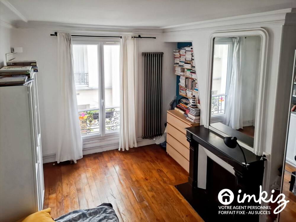 Vente Appartement 3P de 48,15 m² charme de l'ancien, calme sur cour Paris 18