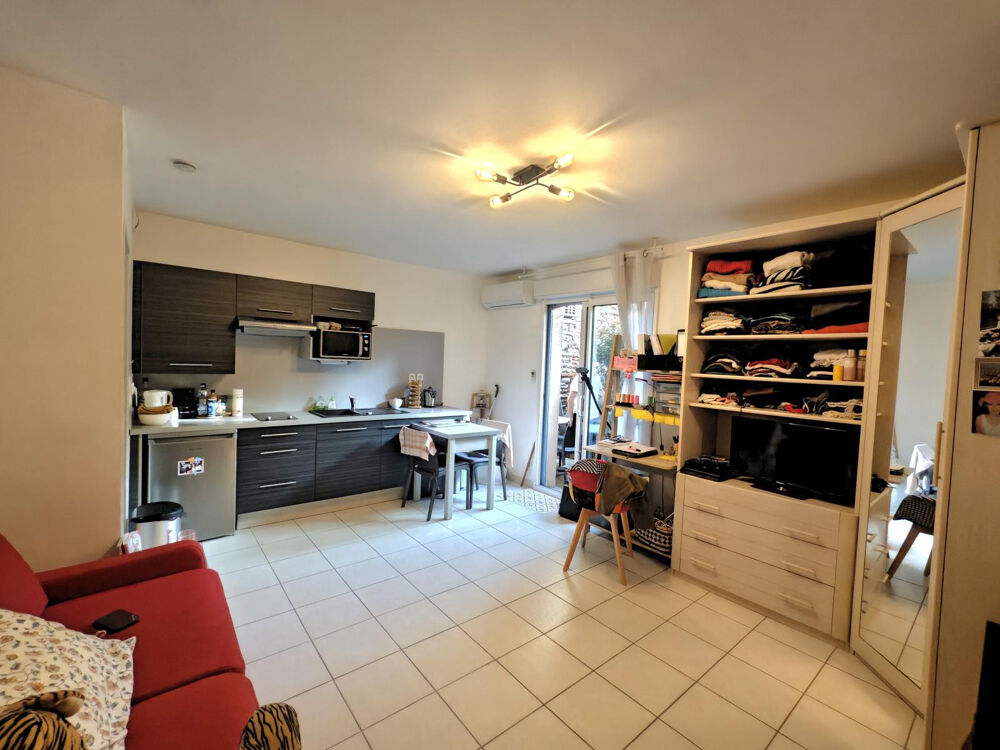 Location Appartement Studio 26 m² terrasse – Rue Coupefer (bail 2 mois) Toulouse