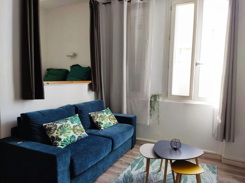 Location Appartement Studio T1 meublé 30 m2 proche plage des catalans Marseille 7