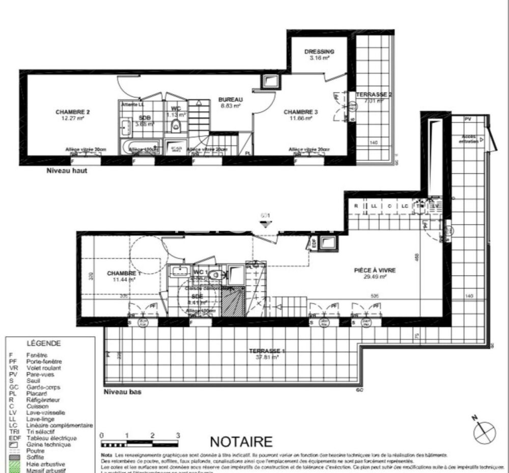 Location Appartement 2 chambres dans superbe coloc avec terrasse 44m² Colombes