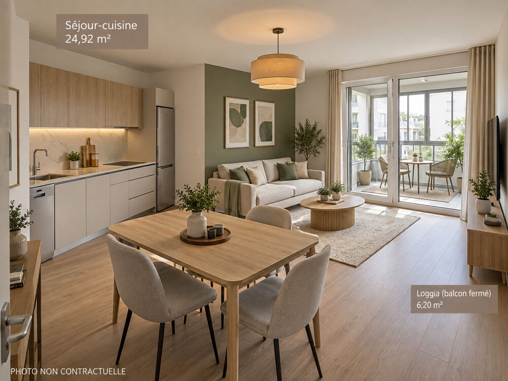 Appartement 2 pièces 44 m² · à La Garenne-Colombes · 44 m² · 416 000 €