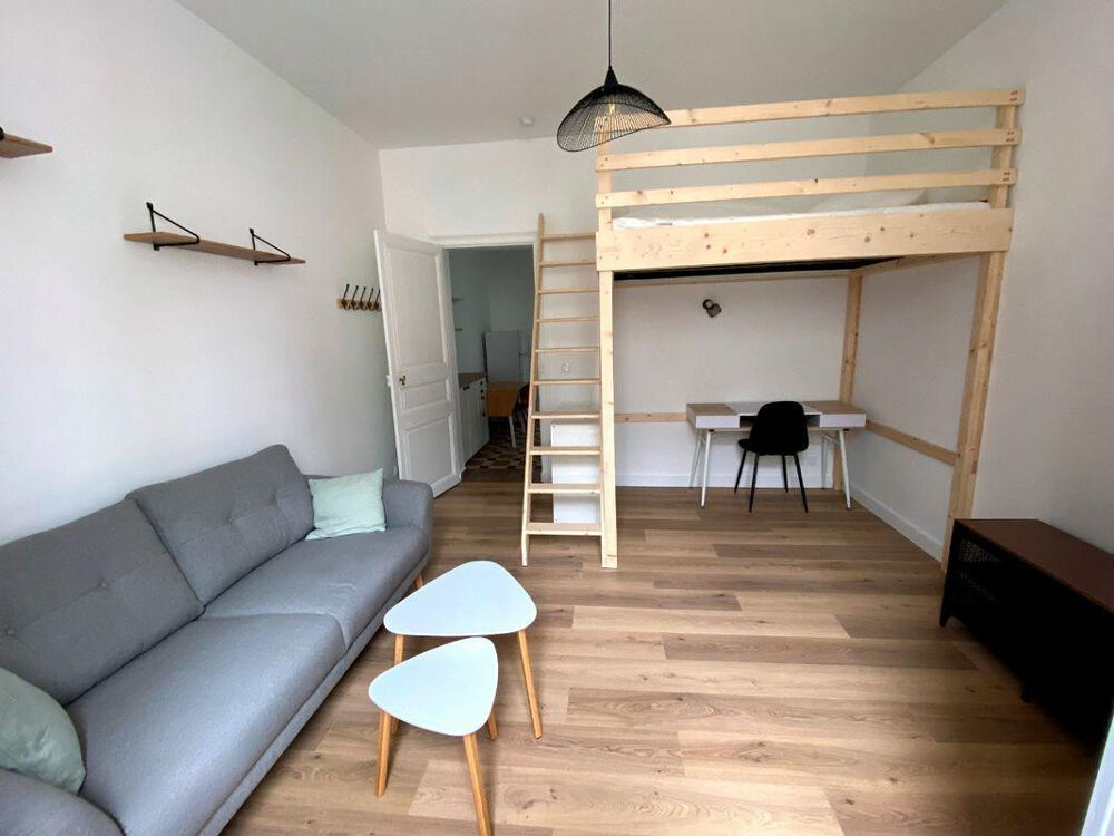 Location Appartement T1bis Meublé avec jardin, Mairie de Chantenay Nantes