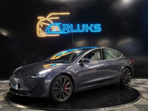 Tesla Model 3 PERFORMANCE 490cv / TOIT PANO / AUTO PILOT / PREMIERE MAIN / 2020 occasion &Eacute;ragny 95610