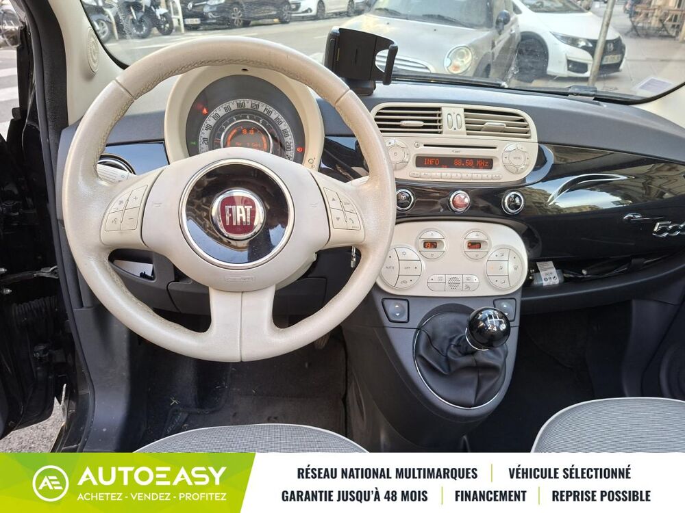 500 C 1.2 MPi 69 CH CABRIOLET / 1ERE MAIN / 55700 KMS DISTRI OK 2015 occasion 06300 Nice