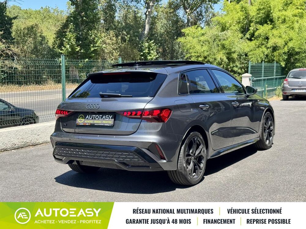 A3 S-Line 35 TFSi 150 S-Tronic Daytona / Toit ouvrant / Sonos / 2025 occasion 34430 Saint-Jean-de-Vedas