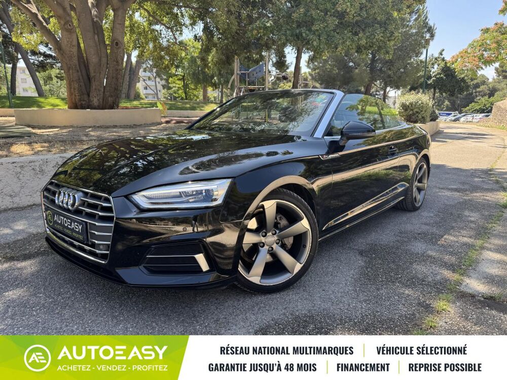 A5 AUDI II Cabriolet 2.0 TDI 16V S-Tronic7 190CH S-LINE / V&Eacute; 2018 occasion 83000 Toulon
