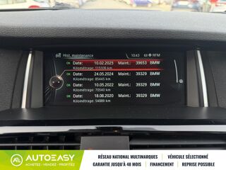 X4 XDRIVE 20DA 190CH XLINE / SUIVI BMW 2015 occasion 24750 Boulazac Isle Manoire