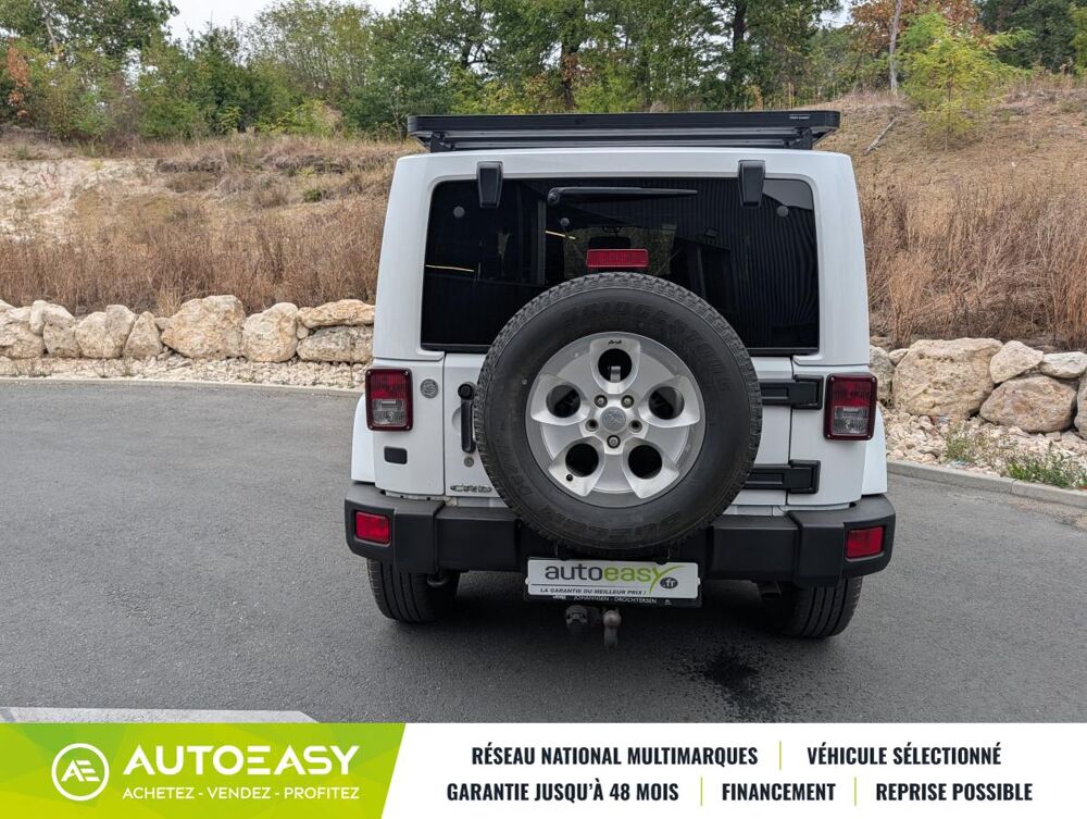 Wrangler 2.8 200 cv bva sahara / hard top / galerie / gps / sono alp 2016 occasion 45240 La Fert&eacute;-Saint-Aubin