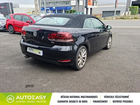 Golf CABRIOLET 1.6 TDI 105 CH CARAT 2012 occasion 63170 Aubi&egrave;re