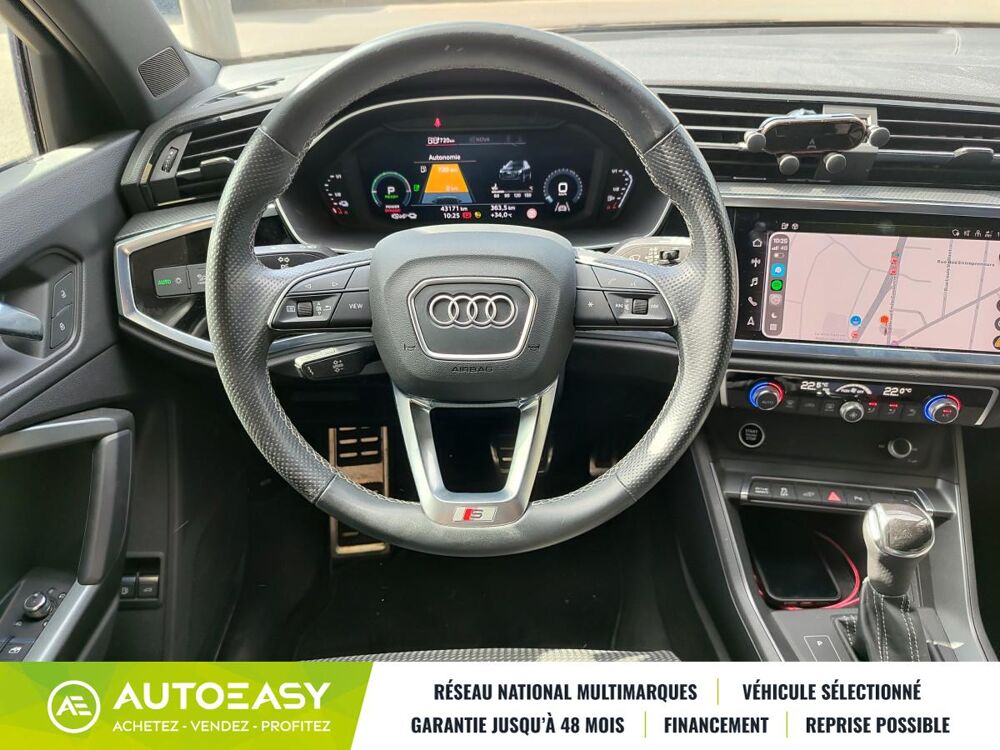 Q3 45e 1.4 TFSI S Line 1&egrave;re Main / Suivi AUDI / 245 PHEV 2021 occasion 93160 Noisy-le-Grand