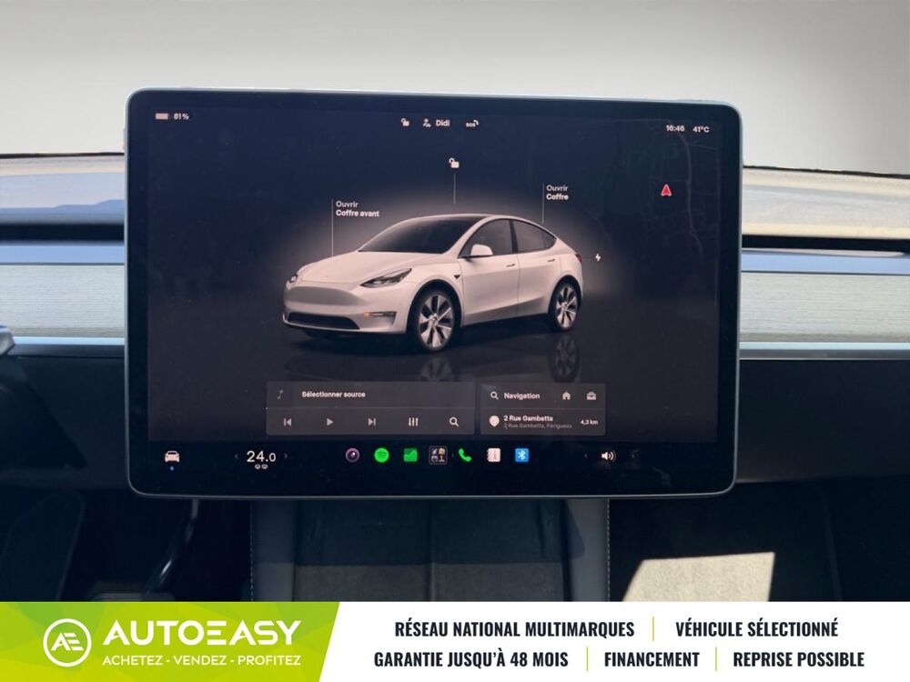 Model Y 60Kwh 260ch - Standard - SOH 94% 2023 occasion 24750 Boulazac Isle Manoire