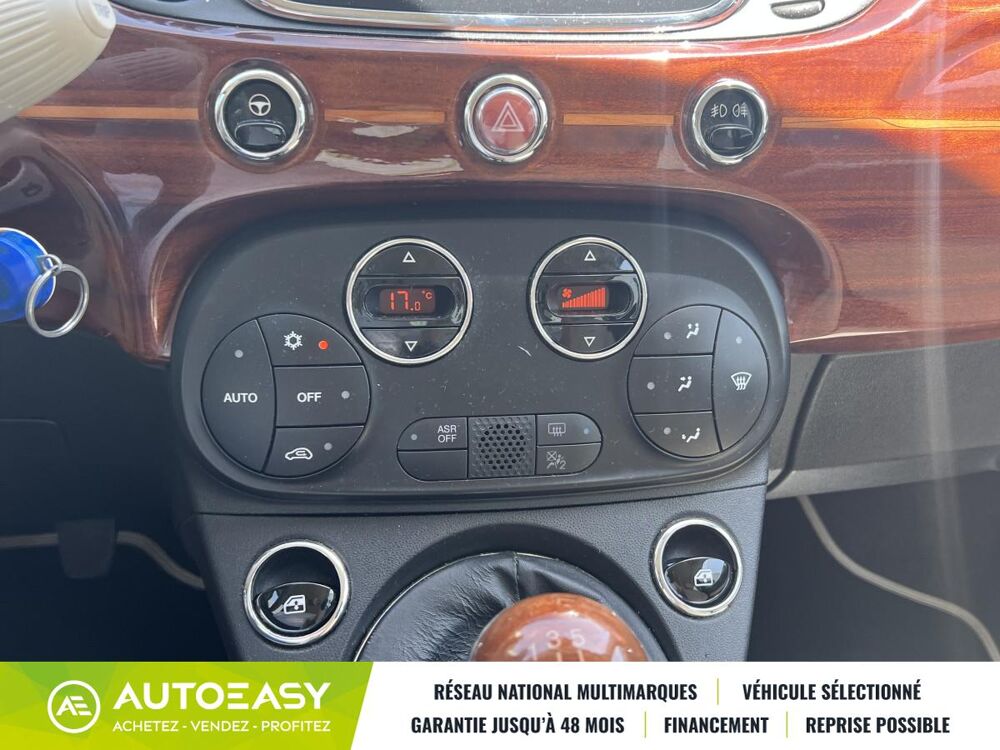 500 RIVA 1.2 MPi 69 cv Phase 3 * Radar Ar * R&eacute;gulateur * 1&egrave;re Ma 2017 occasion 33185 Le Haillan