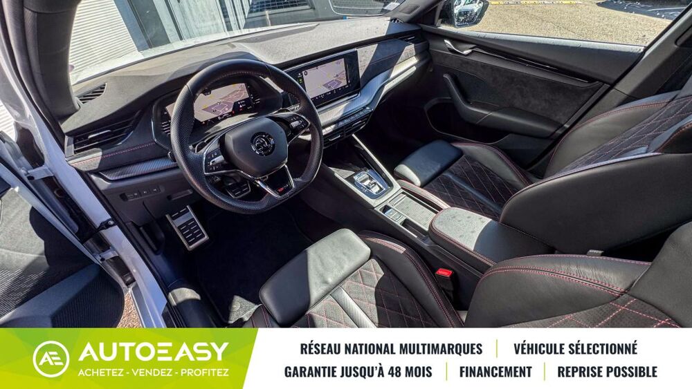 Octavia RS 2.0 TSi 245 DSG7 1&egrave;re main CG Francaise DCC Side Assist A 2021 occasion 67370 WIWERSHEIM