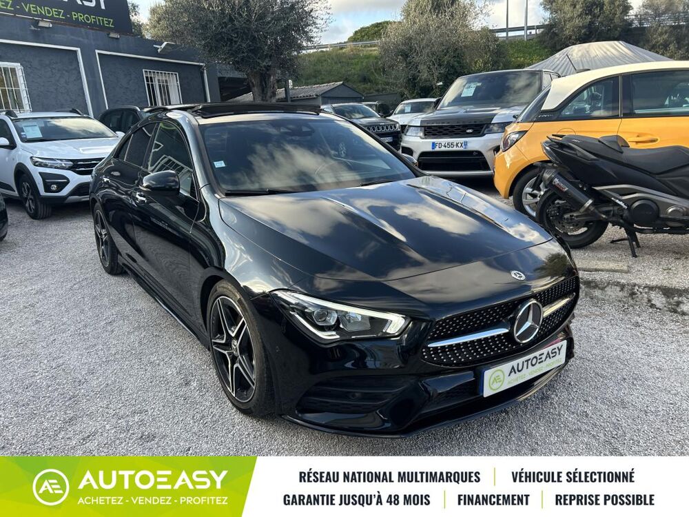 Classe CLA II COUPE 180D 116 Ch AMG LINE 7G-DCT * TOIT OUVRANT * PACK E 2019 occasion 06270 Villeneuve-Loubet