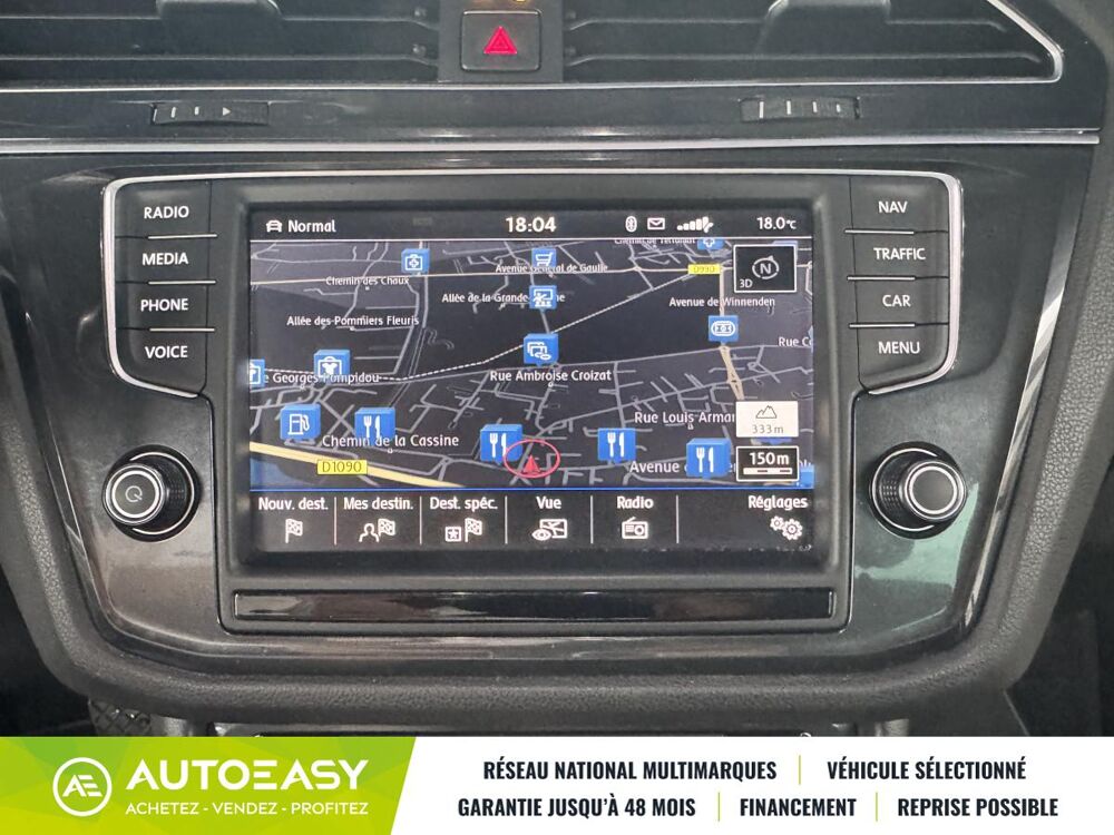 Tiguan 2.0 TDI 190 4Motion DSG7 finition Carat Exclusive Pack R-lin 2017 occasion 73200 Albertville