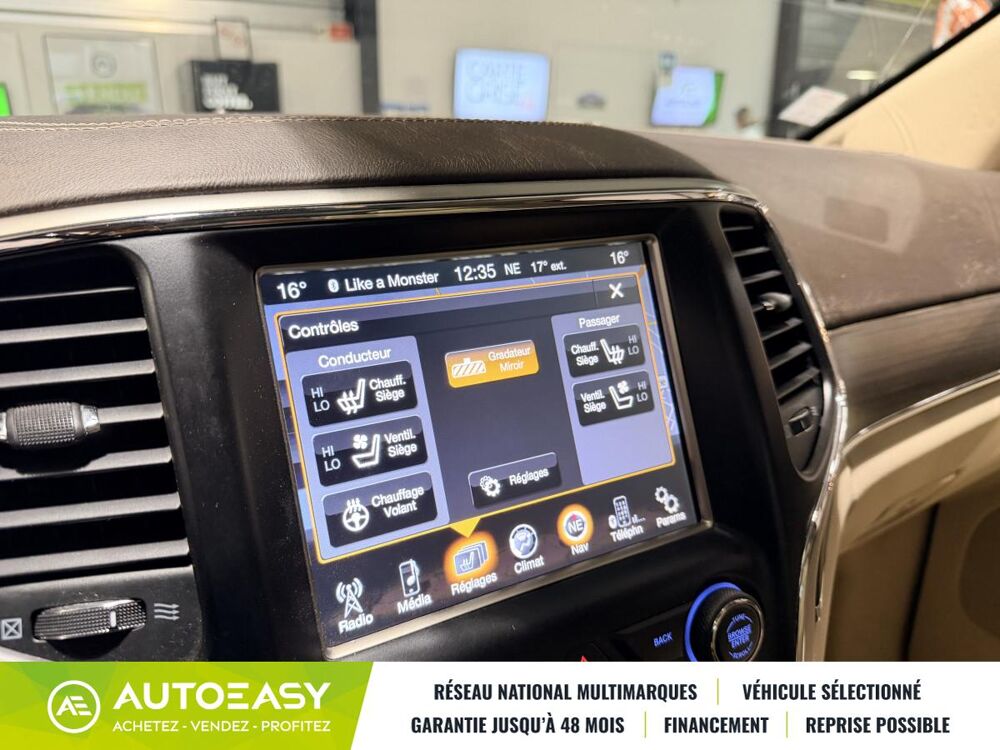 Grand Cherokee 3.0 V6 CRD 250 CH OVERLAND 2015 occasion 83520 Roquebrune sur Argens