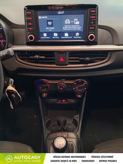 Picanto 1.0 67 Urban Edition - CLIM CAMERA CARPLAY - Suivi KIA - 2021 occasion 37270 Montlouis sur Loire