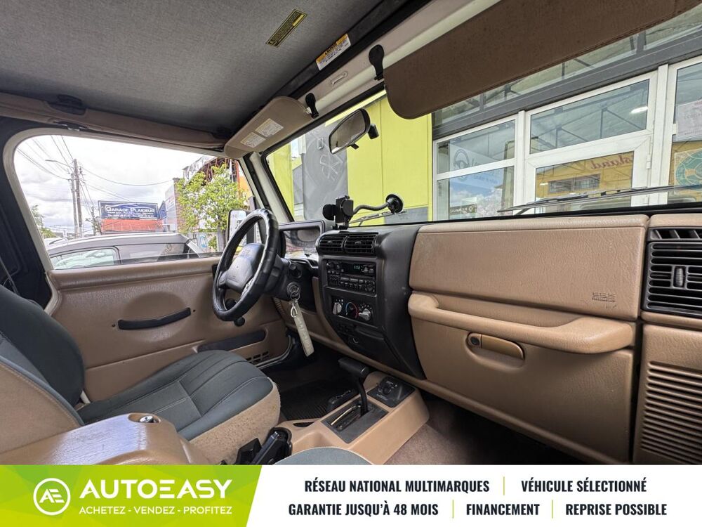 Wrangler II 4.0 Sport 177 cv 6 cylindres en ligne // Boite Auto // Mo 2000 occasion 97122 Baie-Mahault