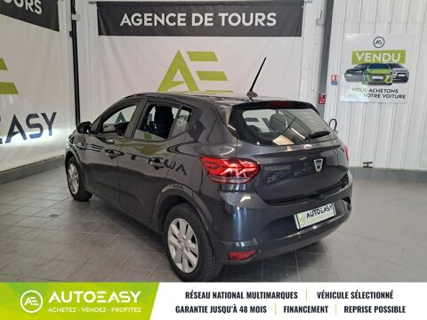 Sandero 1.0 TCe 90 Confort - 22B - 1er main - camera - suivi entreti 2022 occasion 37270 Montlouis sur Loire