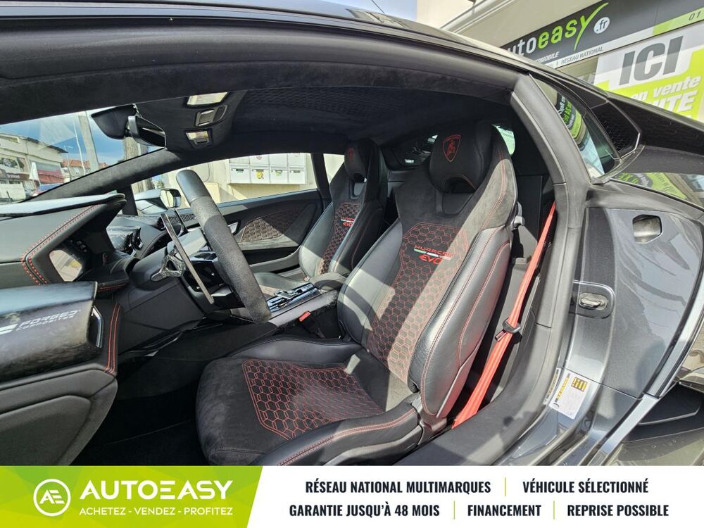 Huracan EVO V10 5.2L 640 4wd CARBON MALUS PAY&Eacute; IMMAT FRAN&Ccedil;AISE 2020 occasion 91700 Sainte-Genevi&egrave;ve des Bois