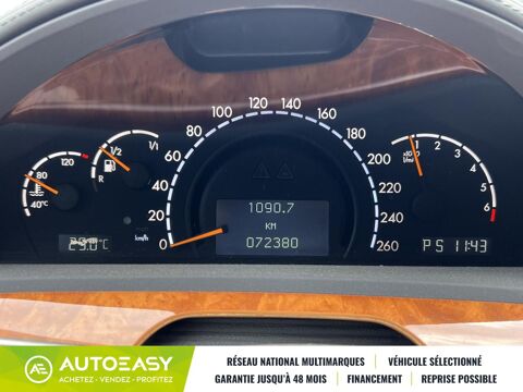 Classe S 600 V12 5.8i 367cv BVA * Full Option * Faible Kilom&eacute;trage * 2001 occasion 33185 Le Haillan