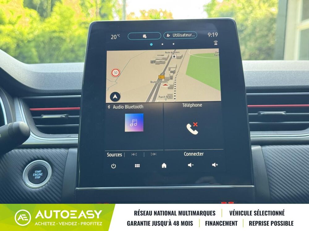 Captur RS Line E-TECH 1.6i 160 ch Plug in Hybrid / CarPlay / Cam&eacute;ra 2022 occasion 34430 Saint-Jean-de-Vedas