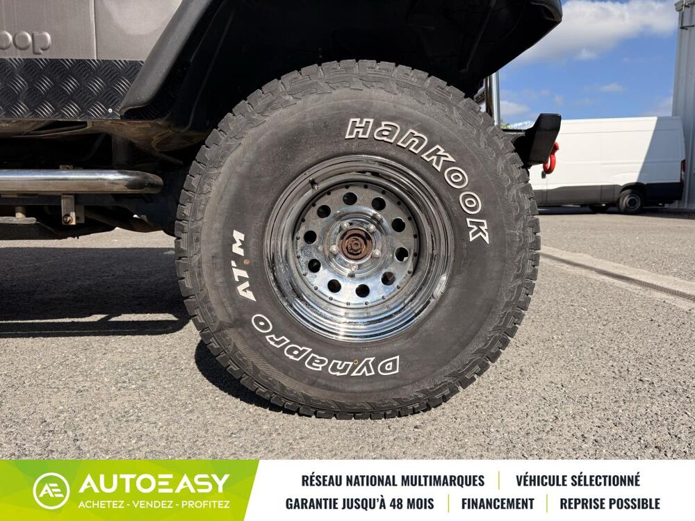 Wrangler YJ 2.5 i Break bach&eacute; 4WD 121 CV 1989 occasion 33185 Le Haillan