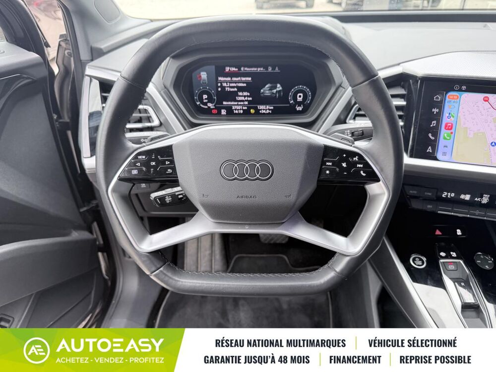 Q4 50 e-TRON 299 Quattro Design Luxe 82kWh * 1&egrave;re main / En sto 2022 occasion 13330 P&eacute;lissanne