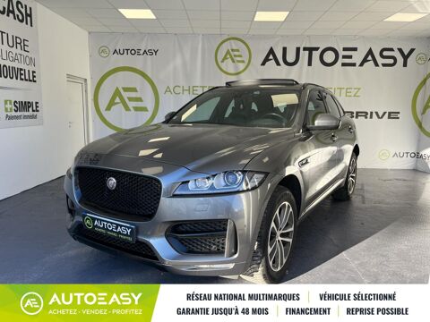 Jaguar F-PACE 2.0 D R-SPORT 180 CH AWD BVA8 ENTRETIEN JAGUAR / TOIT OUVRAN 2018 occasion Brive- la-Gaillarde 19100