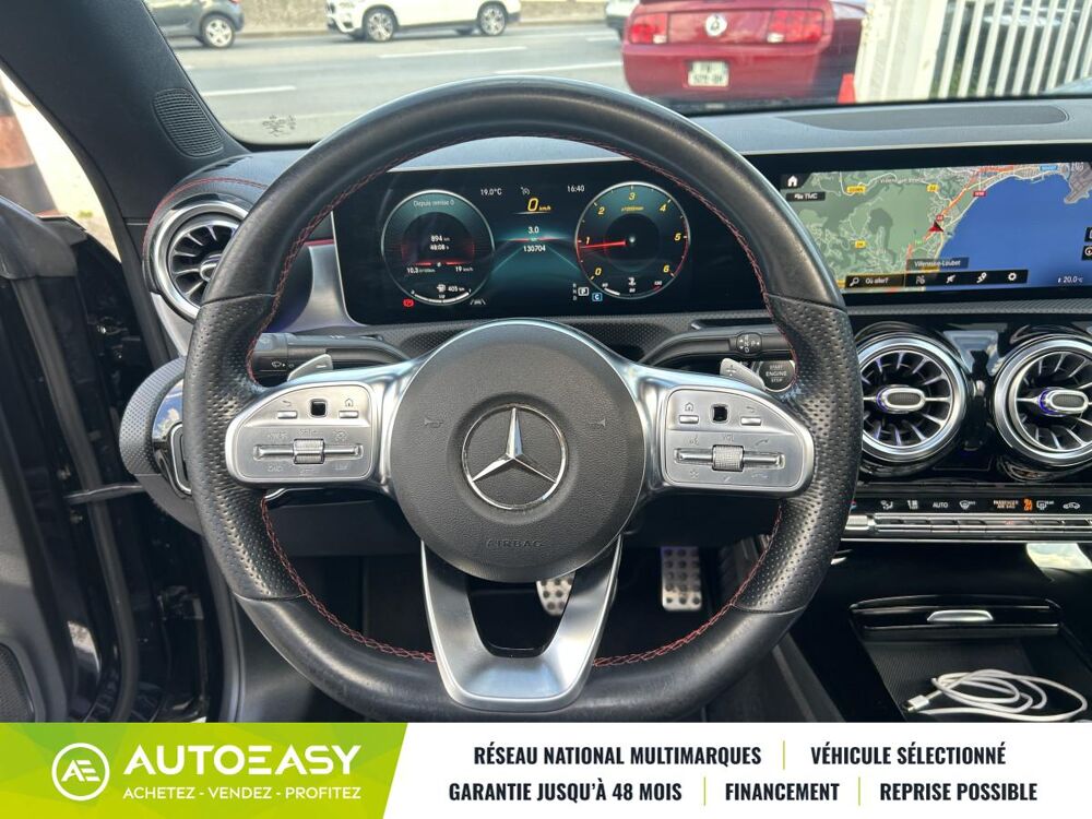 Classe CLA II COUPE 180D 116 Ch AMG LINE 7G-DCT * TOIT OUVRANT * PACK E 2019 occasion 06270 Villeneuve-Loubet