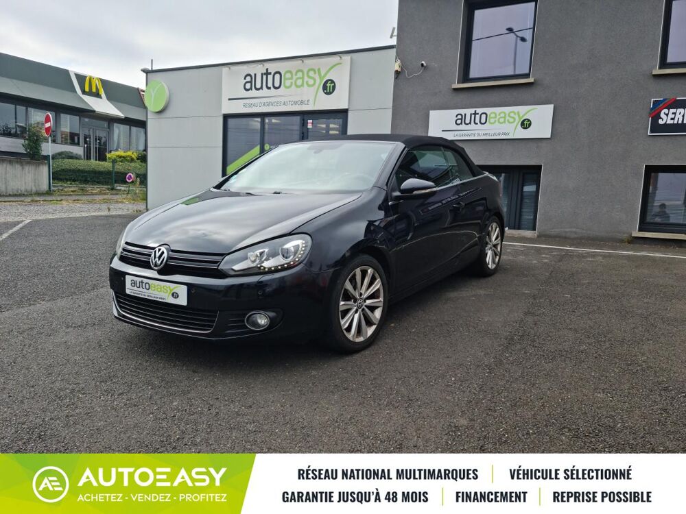 Golf CABRIOLET 1.6 TDI 105 CH CARAT 2012 occasion 63170 Aubi&egrave;re