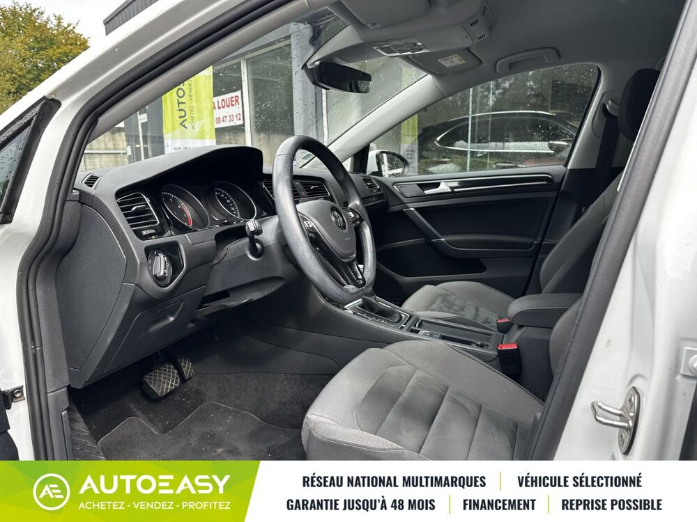 Golf 1.5 TSI 130ch Carat 1&egrave;re main - Entretien VW - Carplay - R&eacute;g 2018 occasion 44470 Carquefou