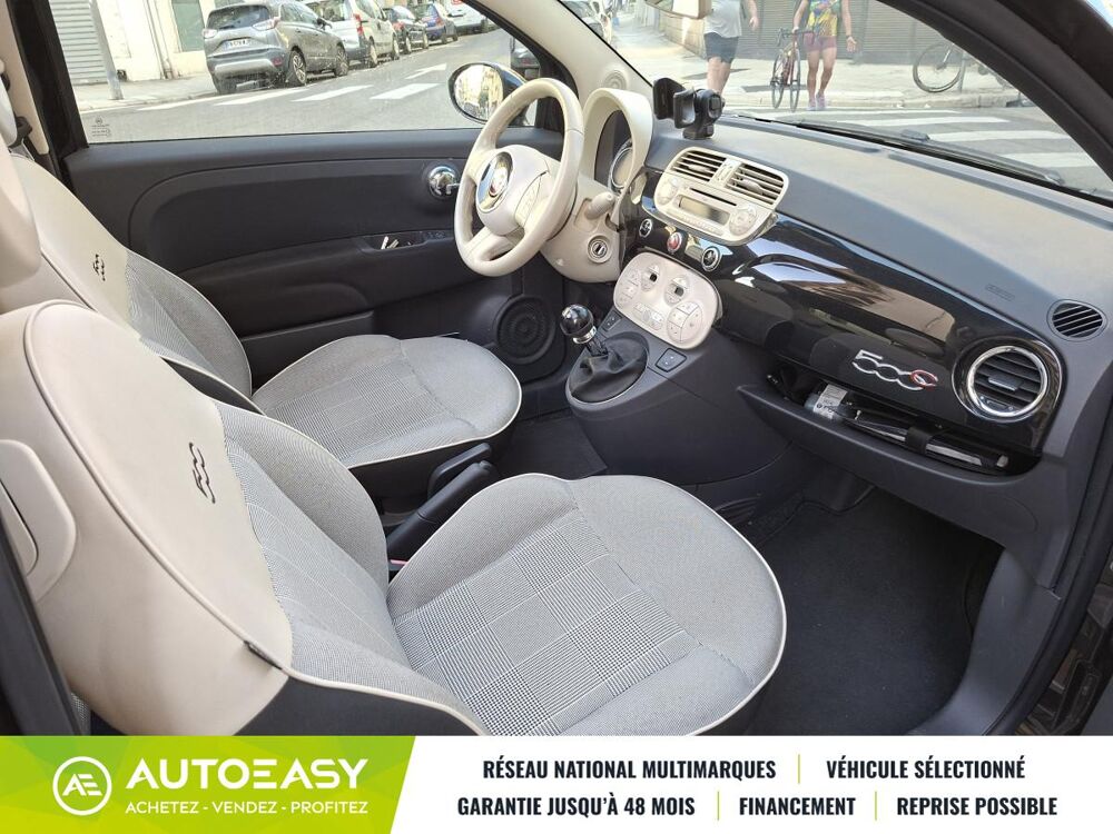 500 C 1.2 MPi 69 CH CABRIOLET / 1ERE MAIN / 55700 KMS DISTRI OK 2015 occasion 06300 Nice