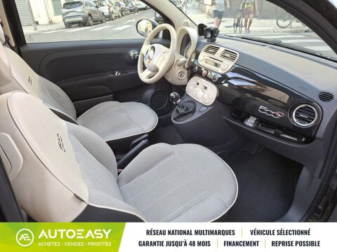 500 C 1.2 MPi 69 CH CABRIOLET / 1ERE MAIN / 55700 KMS DISTRI OK 2015 occasion 06300 Nice