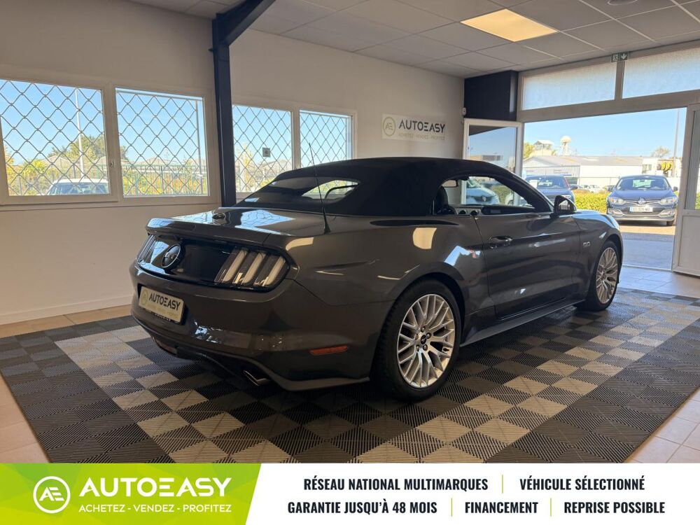 Mustang VI CABRIOLET 5.0 V8 421 / PAS DE MALUS / ENTRETIEN FORD / 2N 2017 occasion 42120 LE COTEAU