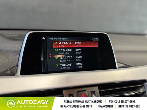 X1 sDrive16dA 116 ch Business Design boite auto / Historique d' 2019 occasion 29850 GOUESNOU