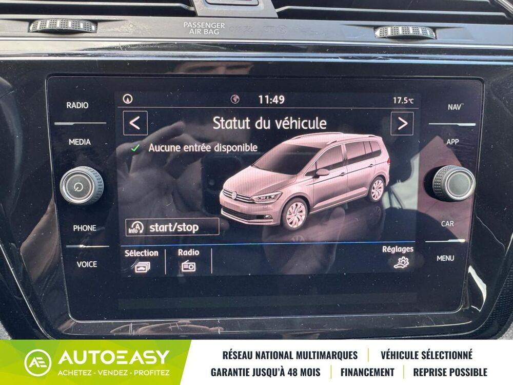 Touran 2.0 TDI 150ch BlueMotion Technology FAP Sound 7 places 2018 occasion 56000 Vannes