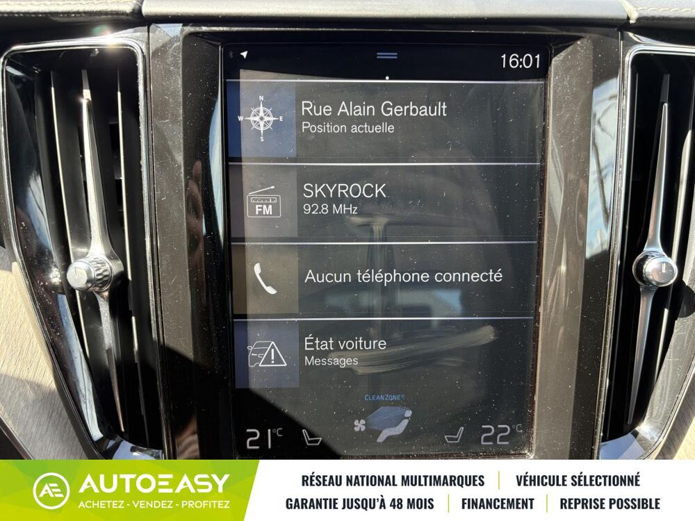 XC60 D4 2.0 TDi Geartronic8 190 cv INSCRIPTION 2019 occasion 56000 Vannes