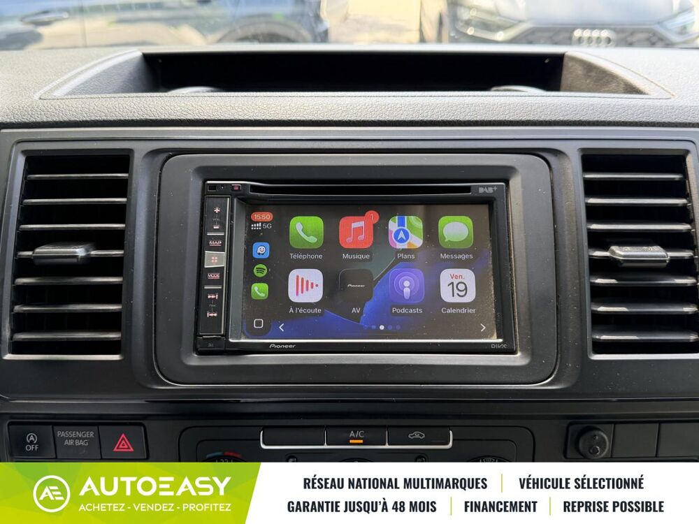 Transporter T6 2.0 TDI 180 L1H1 DSG7 / LED / Carplay / Radars AR / 2&egrave;me 2016 occasion 13330 P&eacute;lissanne