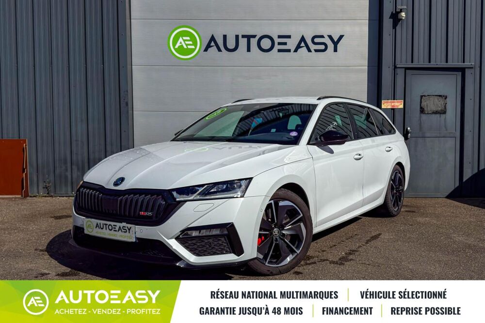 Octavia RS 2.0 TSi 245 DSG7 1&egrave;re main CG Francaise DCC Side Assist A 2021 occasion 67370 WIWERSHEIM