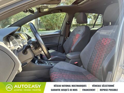Golf 7 GTI TCR 290cv - DSG7 - PURE GREY -TOIT OUVRANT - VIRTUAL C 2019 occasion 83000 Toulon