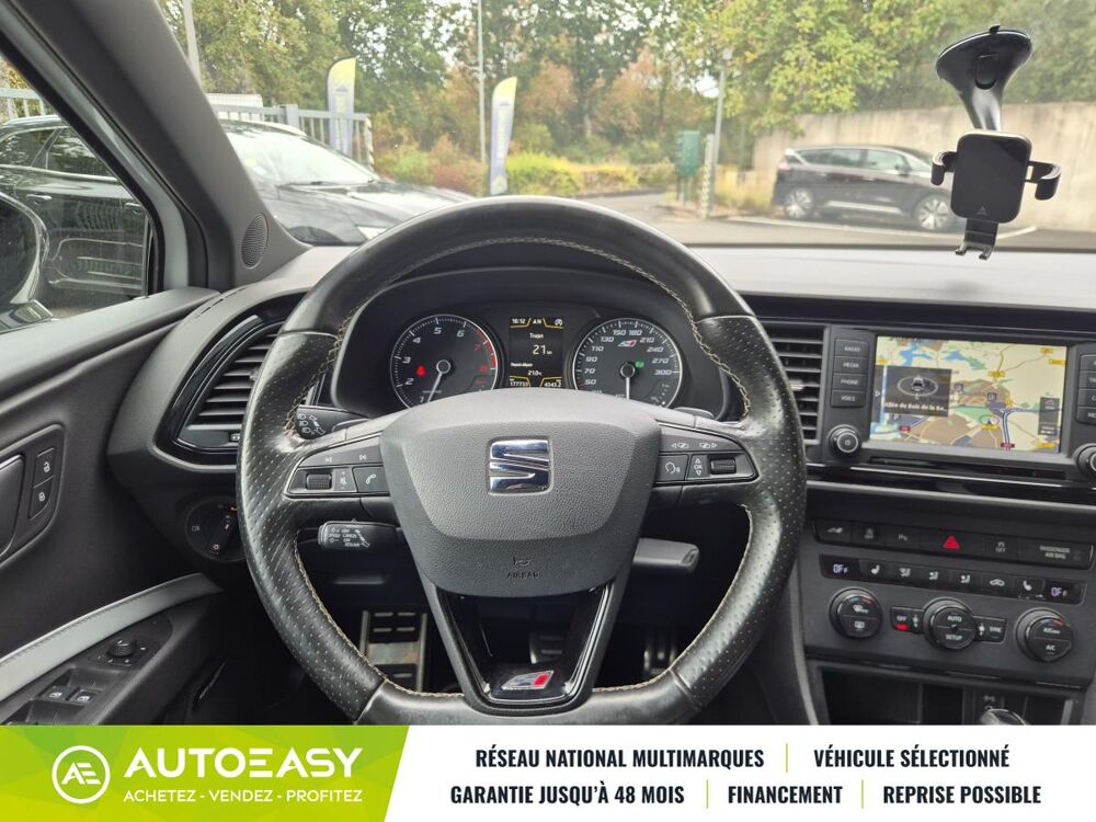 Leon CUPRA 2.0 TSI 280ch DSG6 Si&egrave;ges chauffants Alcantara 2016 occasion 44470 Carquefou