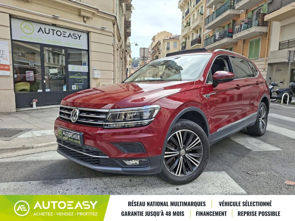 Tiguan Allspace 2.0 TDI 150 CARAT 4MOTION DSG7 7 places 86500 KMS 2019 occasion 06300 Nice