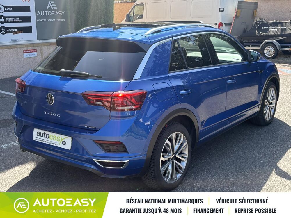 T-ROC 2.0 TDI 150 DSG7 4MOTION / Digital Cockpit / Toit ouvrant / 2020 occasion 69120 Vaulx-en-Velin