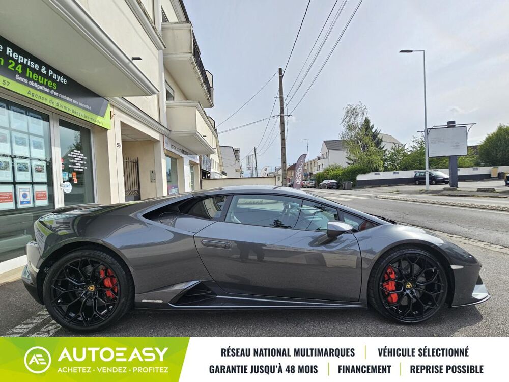 Huracan EVO V10 5.2L 640 4wd CARBON MALUS PAY&Eacute; IMMAT FRAN&Ccedil;AISE 2020 occasion 91700 Sainte-Genevi&egrave;ve des Bois