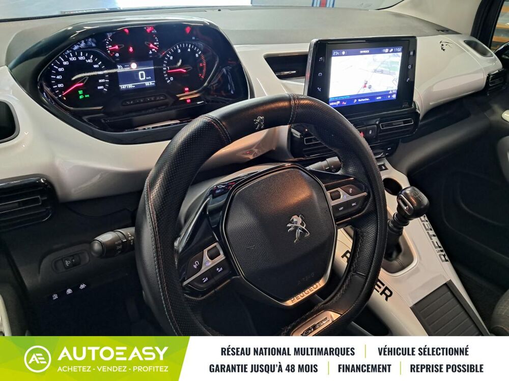 Rifter 1.5 BlueHDi S&S GTLine - toutes options - suivi Peugeot - 2018 occasion 37270 Montlouis sur Loire