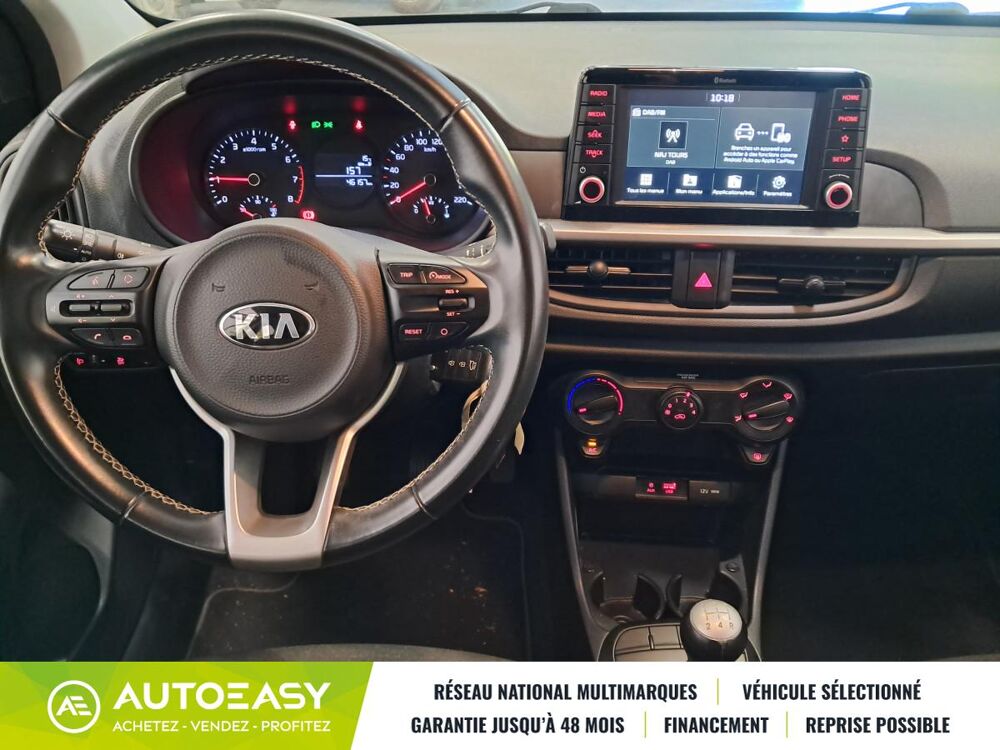 Picanto 1.0 67 Urban Edition - CLIM CAMERA CARPLAY - Suivi KIA - 2021 occasion 37270 Montlouis sur Loire